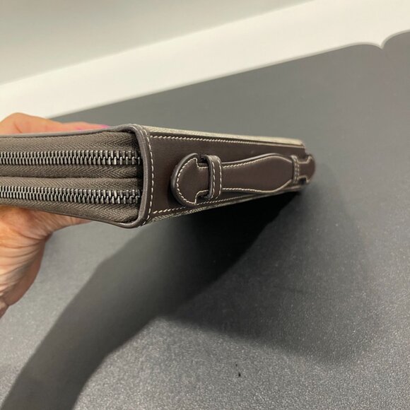 Gucci Double Zip Organizer Brown GG Supreme (JB1261) - Picture 6 of 12